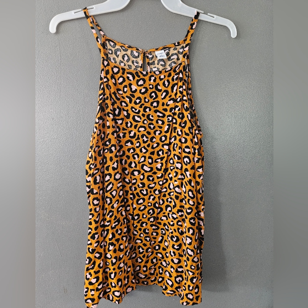 Old Navy Animal Print Top - Tan and Pink